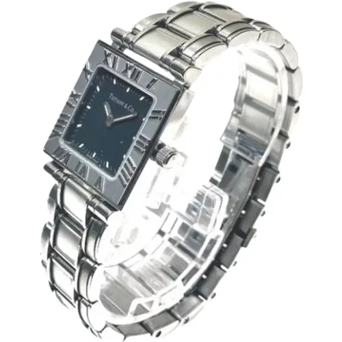 Pre-owned Stainless Steel watches , female, Sizes: ONE SIZE - Tiffany & Co. Pre-owned - Modalova