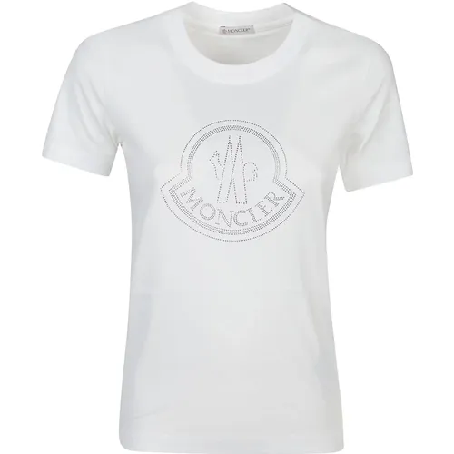 T-Shirt , female, Sizes: L, M, S - Moncler - Modalova