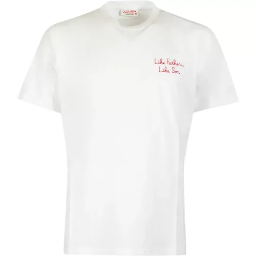 Ikonic Man T-Shirt mit Fetten Drucken , Herren, Größe: S - MC2 Saint Barth - Modalova