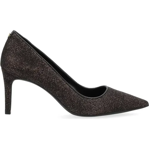 Bronze Glitter Mesh Alina Pumps , Damen, Größe: 35 EU - Michael Kors - Modalova