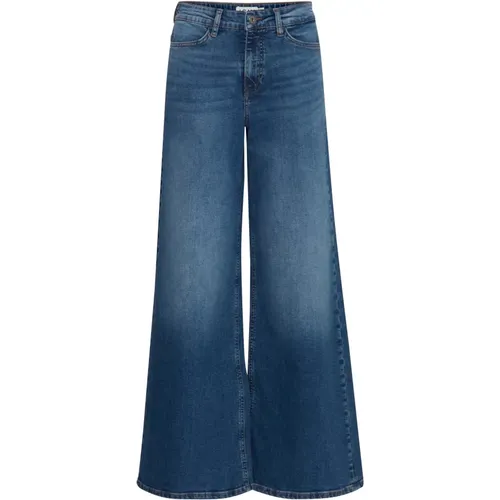 Weite Bootcut-Jeans , Damen, Größe: W26 L32 - Ichi - Modalova