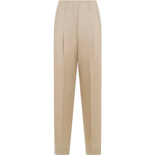 Sand Wide Leg Pants,Weite Bein Sand Hose - Golden Goose - Modalova