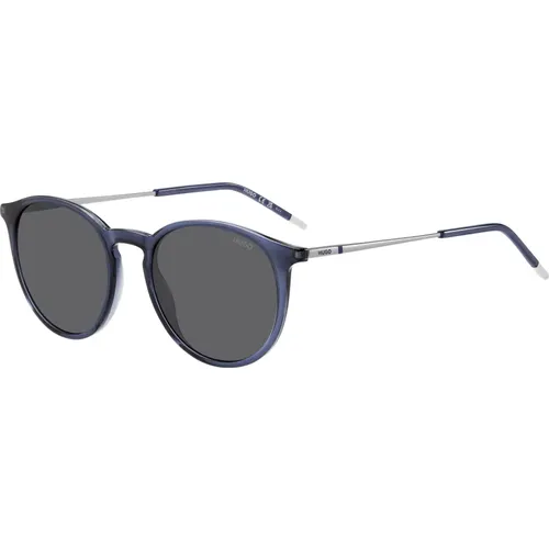 Blaue Silber/Graue Sonnenbrille,Sunglasses - Hugo Boss - Modalova