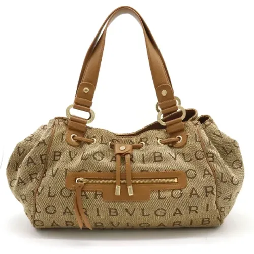 Pre-owned Canvas handbags , female, Sizes: ONE SIZE - Bvlgari Vintage - Modalova