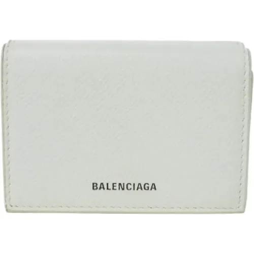 Pre-owned Leather wallets , female, Sizes: ONE SIZE - Balenciaga Vintage - Modalova