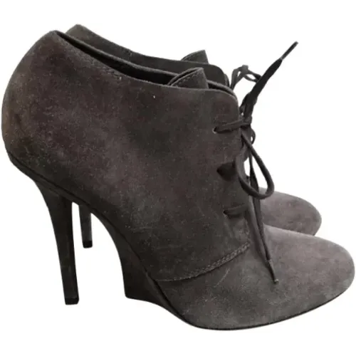 Pre-owned Suede boots , female, Sizes: 5 UK - Saint Laurent Vintage - Modalova