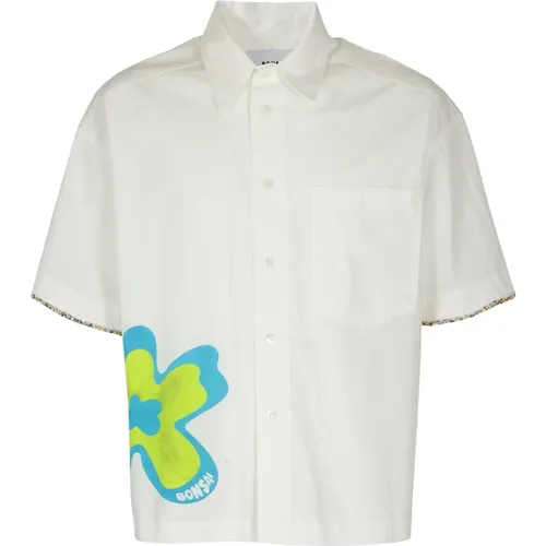 Crop Button Shirt , Herren, Größe: XL - Bonsai - Modalova