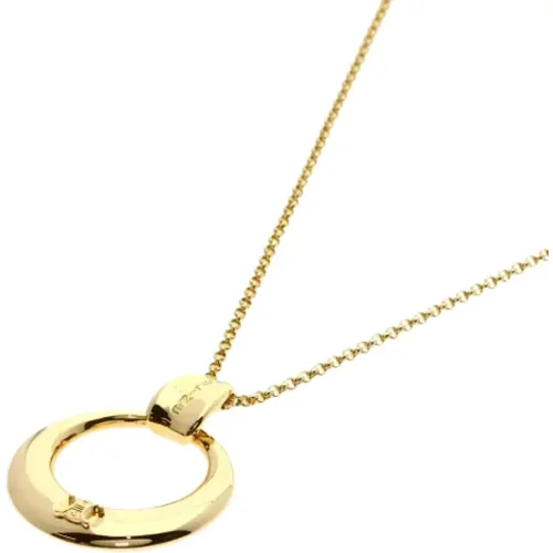 Pre-owned Gold necklaces , female, Sizes: ONE SIZE - Celine Vintage - Modalova