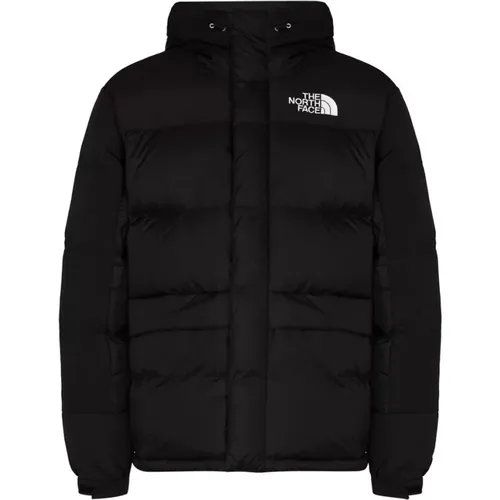 Schwarze Gepolsterte Kapuzenjacke , Herren, Größe: M - The North Face - Modalova