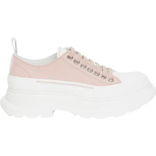 Powder Tread Slick Low-Top Sneakers , female, Sizes: 7 UK - alexander mcqueen - Modalova