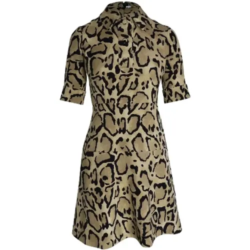 Pre-owned Silk dresses , female, Sizes: 2XS - Gucci Vintage - Modalova