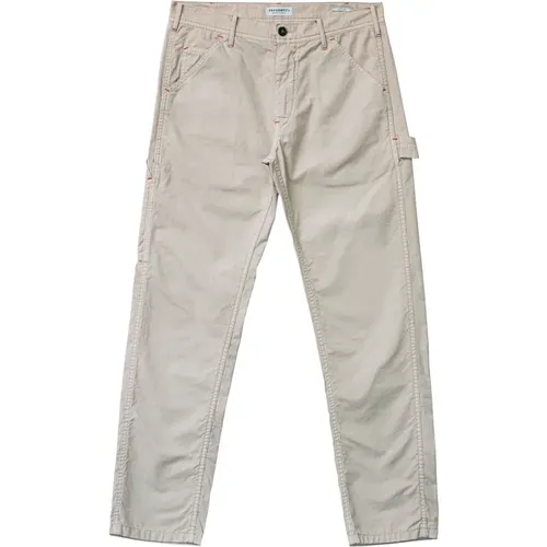 Labor Fine Canvas Trousers , male, Sizes: W30 - President's - Modalova