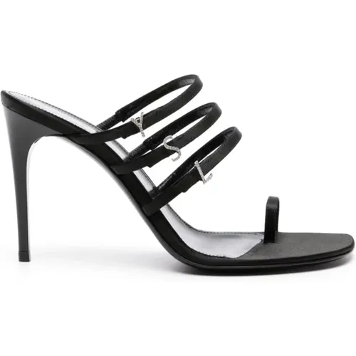 Sandals , female, Sizes: 5 UK, 7 UK, 6 UK, 3 UK, 4 UK, 2 UK - Saint Laurent - Modalova