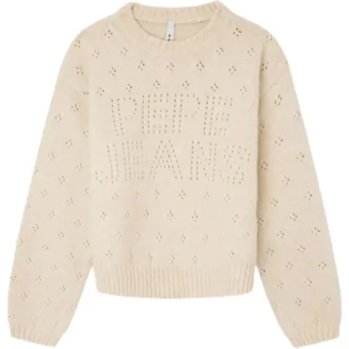 Weicher Strickpullover mit Charmantem Design - Pepe Jeans - Modalova