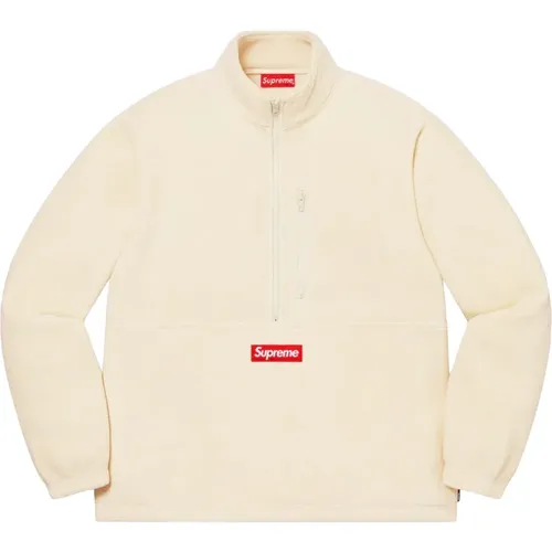 Natürlicher Polartec Half Zip Pullover Limited Edition , Herren, Größe: XL - Supreme - Modalova