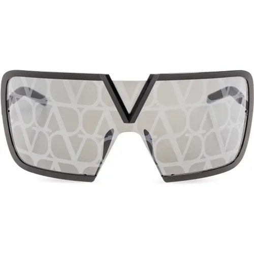 Sonnenbrille mit quadratischem Rahmen - Valentino - Modalova