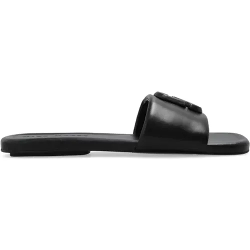 Slides with logo , female, Sizes: 4 UK, 2 UK, 3 UK, 8 UK - Marc Jacobs - Modalova