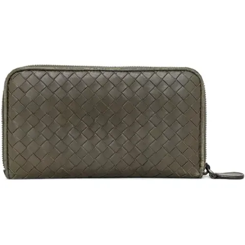 Pre-owned Leather wallets , female, Sizes: ONE SIZE - Bottega Veneta Vintage - Modalova