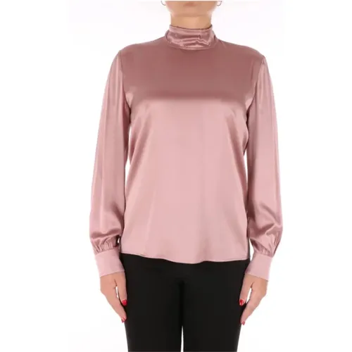 Rosa Hemd Regular Fit Stilvolles Modell - Max Mara Studio - Modalova