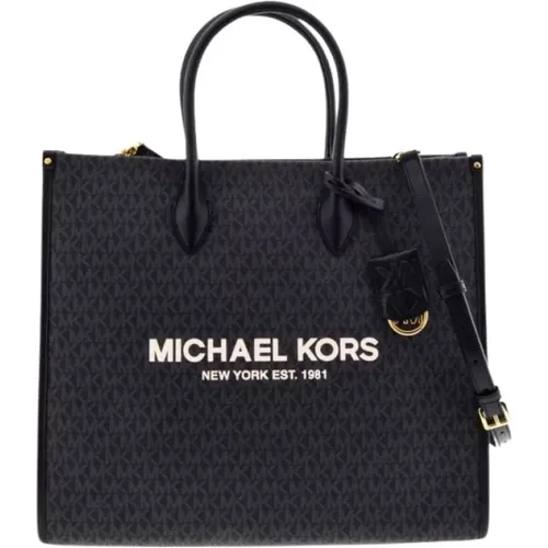 XL Logo Leather Shoulder Bag , female, Sizes: ONE SIZE - Michael Kors - Modalova