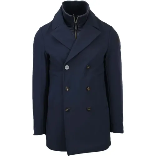 Moderne Doppelreihige Blaue Jacke , Herren, Größe: XS - RRD - Modalova