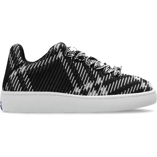 Check Knit Box sneakers , female, Sizes: 8 UK, 9 UK - Burberry - Modalova