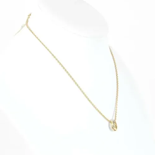 Pre-owned Gold necklaces , female, Sizes: ONE SIZE - Cartier Vintage - Modalova