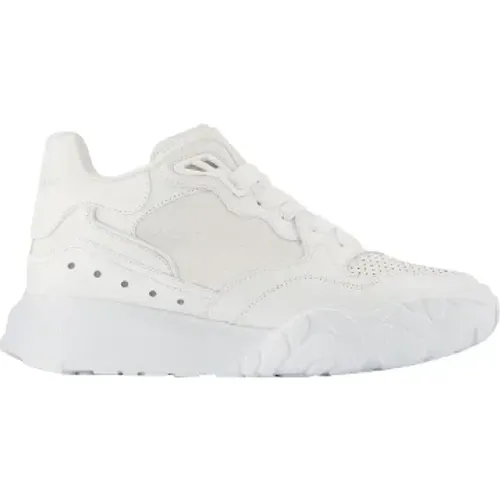 Leather sneakers , female, Sizes: 6 UK, 9 UK - alexander mcqueen - Modalova