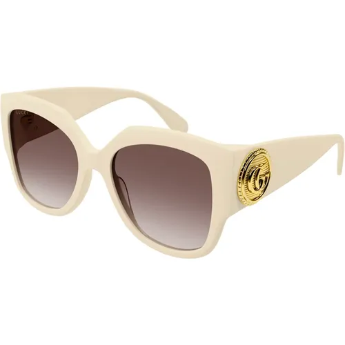 Gg1407S 004 Sunglasses , female, Sizes: 54 MM - Gucci - Modalova