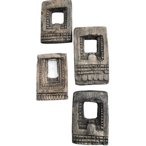 Set of 4 Decorative Stone Frames , unisex, Sizes: ONE SIZE - Fineste Ting - Modalova