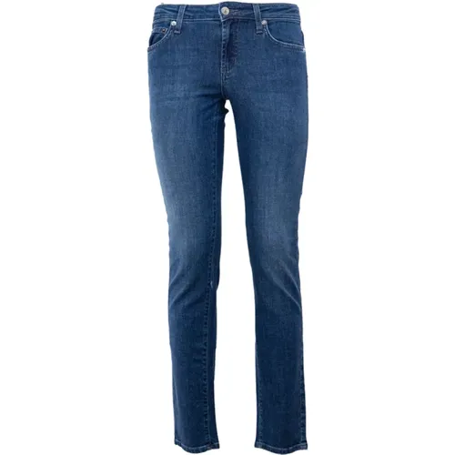 Stretch Denim Push Up Jeans , Damen, Größe: W27 - Roy Roger's - Modalova