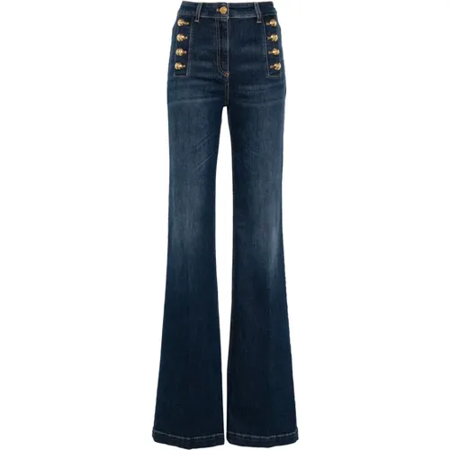 Blaue Denim Jeans - Elisabetta Franchi - Modalova