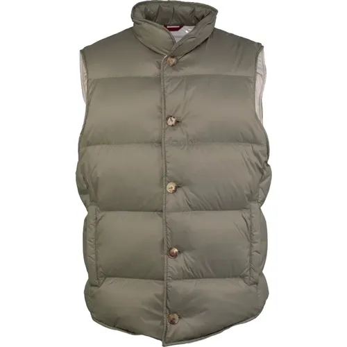 Sleeveless Puffer Vest , male, Sizes: S - BRUNELLO CUCINELLI - Modalova