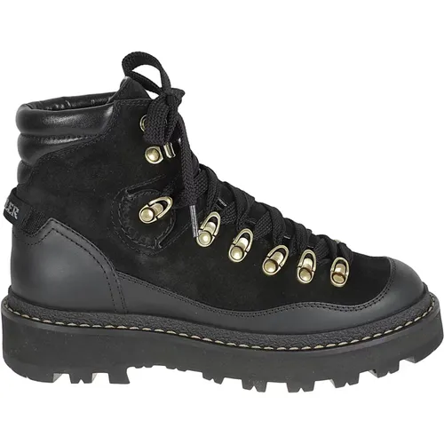 Schwarze Trekkingstiefel Moncler - Moncler - Modalova