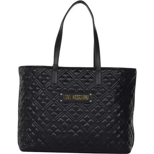Quilted Bag , female, Sizes: ONE SIZE - Love Moschino - Modalova