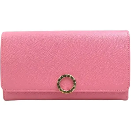 Pre-owned Leather wallets , female, Sizes: ONE SIZE - Bvlgari Vintage - Modalova