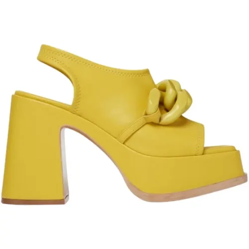High Heel Platform Sandals , female, Sizes: 6 UK - Stella Mccartney - Modalova