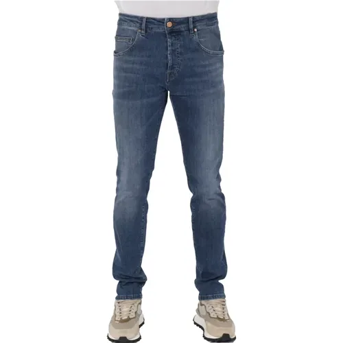 Slim Fit Light Jeans for Men , male, Sizes: W34, W40, W38, W33 - Don The Fuller - Modalova
