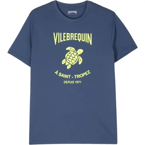 Gewaschenes T-Shirt mit Yacht-Design - Vilebrequin - Modalova