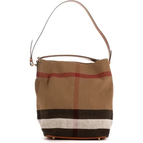 Pre-owned Canvas shoulder-bags , female, Sizes: ONE SIZE - Burberry Vintage - Modalova