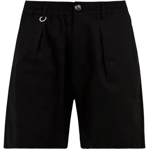 Schwarze Bermuda-Shorts , Herren, Größe: XL - Paolo Pecora - Modalova