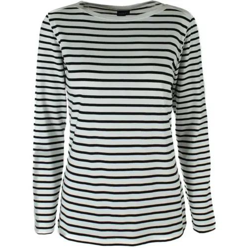Striped blouse with boat neckline , female, Sizes: XL, L, 2XL, S - Bitte Kai Rand - Modalova