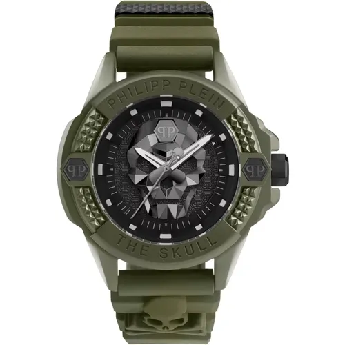 The $kull Ecoceramic Military Watch , male, Sizes: ONE SIZE - Philipp Plein - Modalova