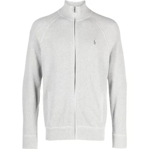 Long sleeve full zip , male, Sizes: 2XL - Polo Ralph Lauren - Modalova