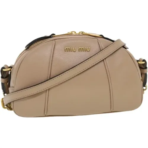 Pre-owned Leder schultertasche - Miu Miu Pre-owned - Modalova