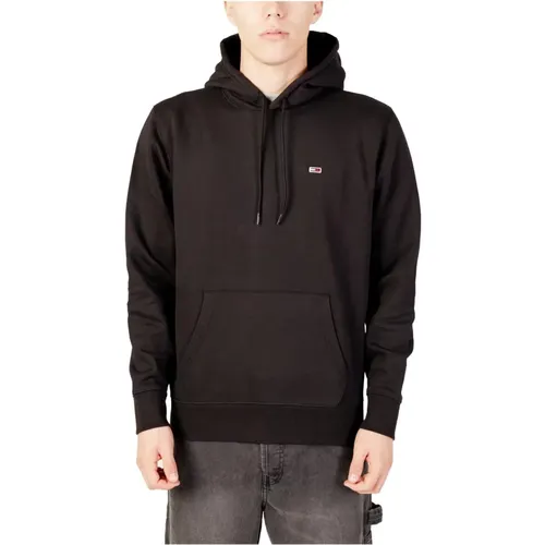 Schwarzer Kapuzenpullover für Herren - Tommy Jeans - Modalova