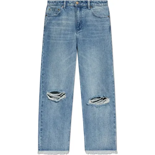 Jeans mit 'Vintage'-Effekt , Damen, Größe: L - Michael Kors - Modalova