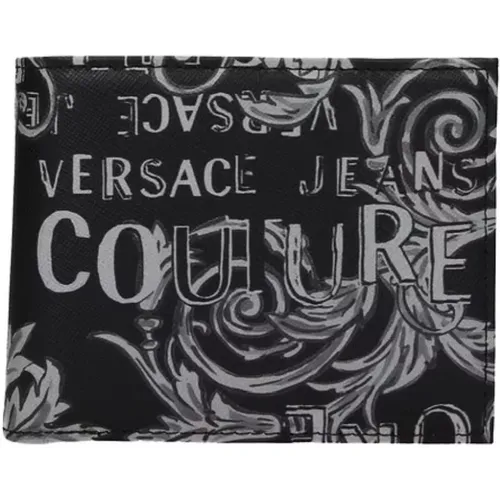 Men`s Logo Couture Wallet , male, Sizes: ONE SIZE - Versace Jeans Couture - Modalova