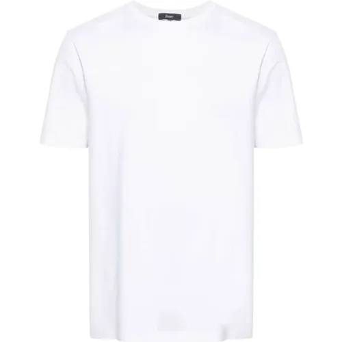 Weiße T-Shirts und Polos , Herren, Größe: 2XL - Herno - Modalova