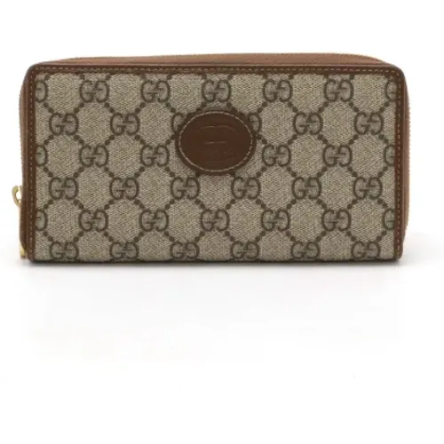 Pre-owned Canvas wallets , female, Sizes: ONE SIZE - Gucci Vintage - Modalova